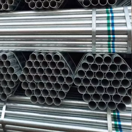 Hot Dipped Galvanized Iron Round Pipe/Galvanized Steel Tubes/Tubular Carbon Steel Pipes for Greenhouse Building Construction