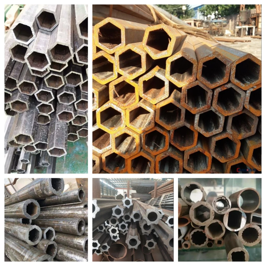 En 10219 ASTM A500, AS/NZS1163, GB/T 6728 Special-Shaped Steel Pipe Top Quality From China Special Shape Hexagonal Inner Round Steel Pipe