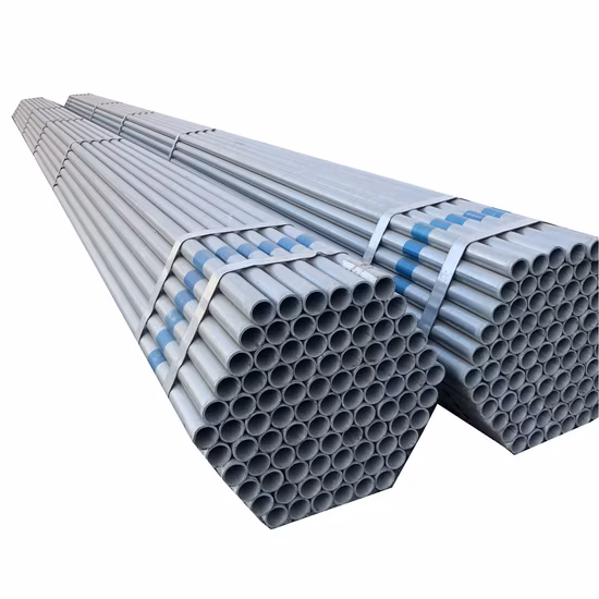 Hot Dipped Galvanized Iron Round Pipe/Galvanized Steel Tubes/Tubular Carbon Steel Pipes for Greenhouse Building Construction