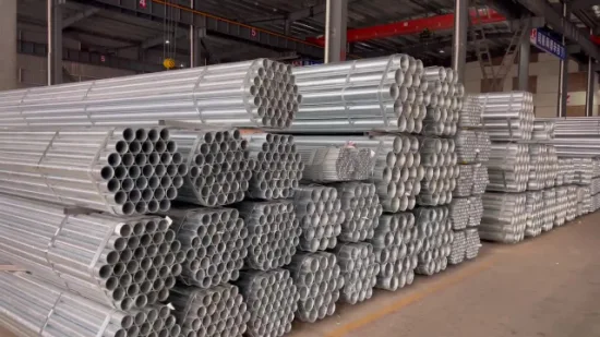 Tubi d'acciaio quadrati galvanizzati Ms Welded Q195 Q235 Q345 Z180 Metropolitana rettangolare galvanizzata